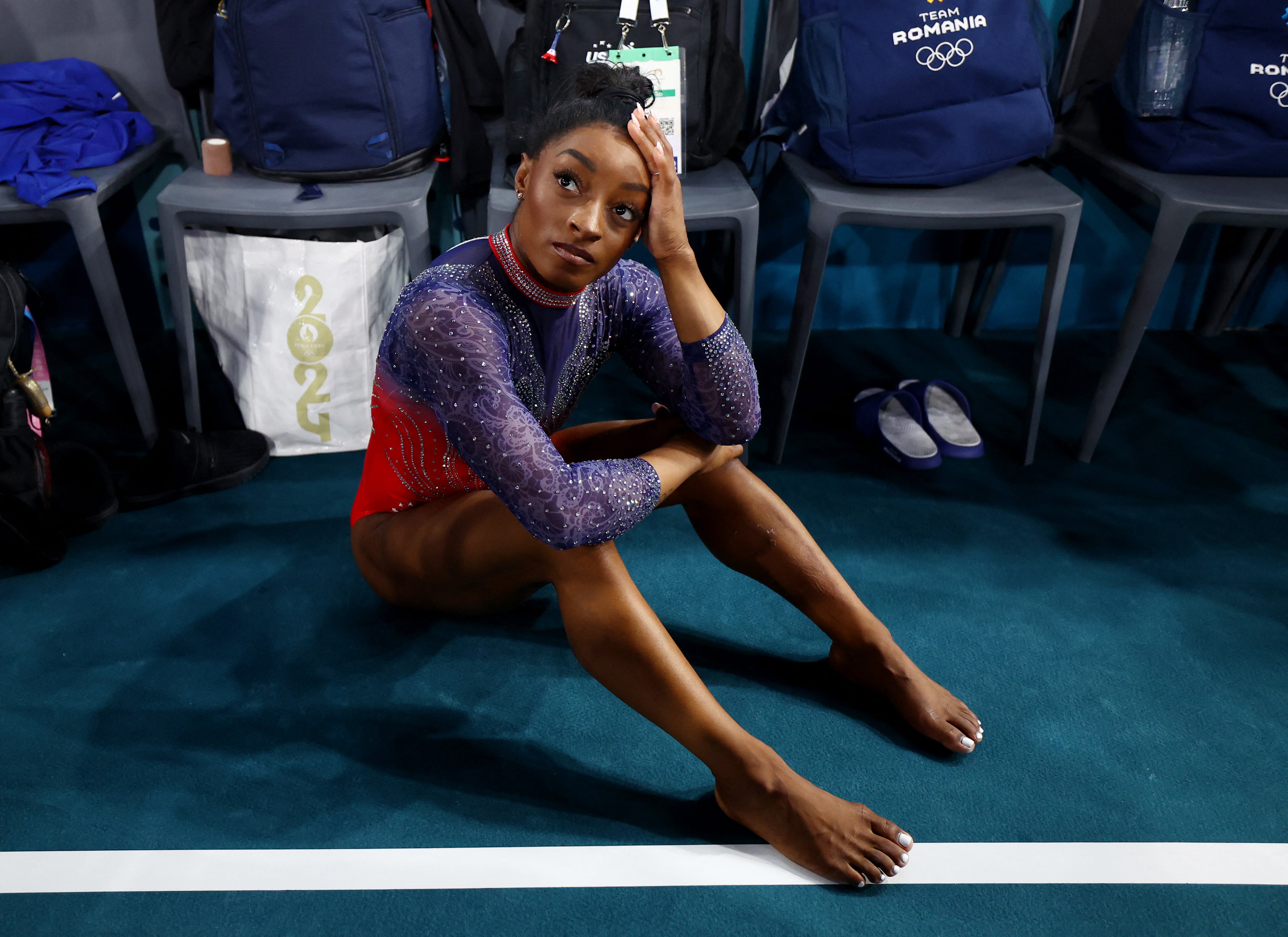 Simone Biles sufrió los denominados twisties durante los Juegos Olímpicos de Tokio 2020, una desconexión entre mente y cuerpo (REUTERS)