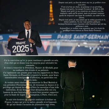 La carta de Mbappé un