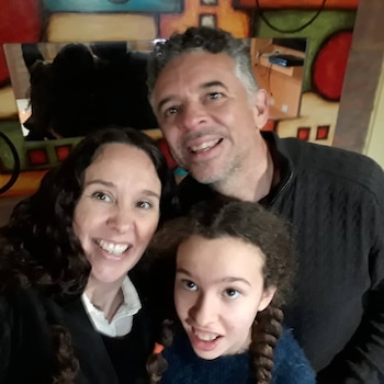 Martina junto a su mamá