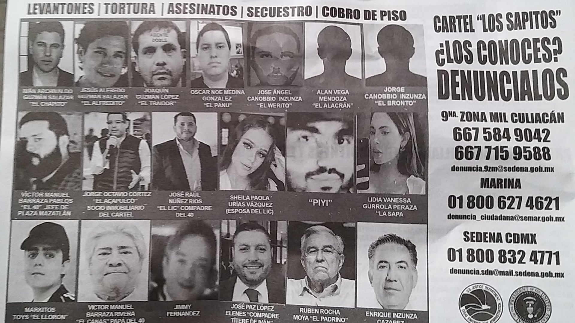 Habitantes de varias zonas de Sinaloa compartió fotografías de los folletos. (@Cristian1to0)