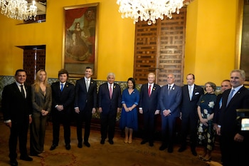 Javier Milei y Keiko Fujimori