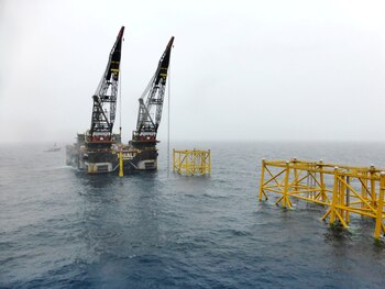 La plataforma petrolera Equinor en