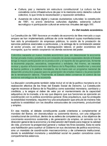 Así buscaría la asamblea nacional constituyente de Petro reformar el Banco de la República - crédito El Colombiano