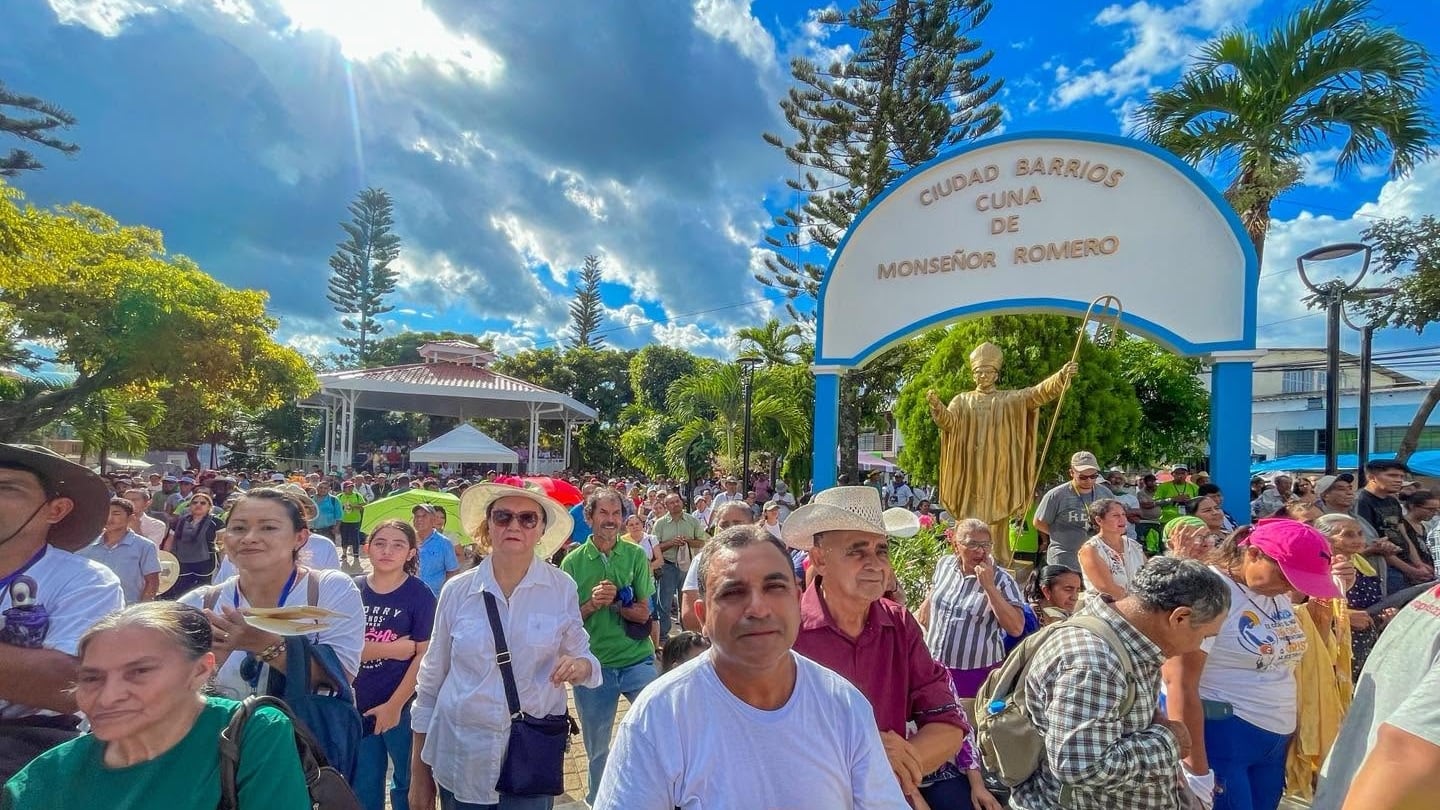 Peregrinación a Ciudad Barrios por San Óscar Romero suma nuevas formas de unirse sin completar toda la ruta (Foto cortesía Camino de Monseñor Romero)