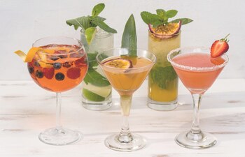 Varios mojitos sin alcohol (Pexels)