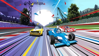 NeoSprint es una reimaginación del clásico de los 70, con cambios a la jugabilidad actual. (Atari)