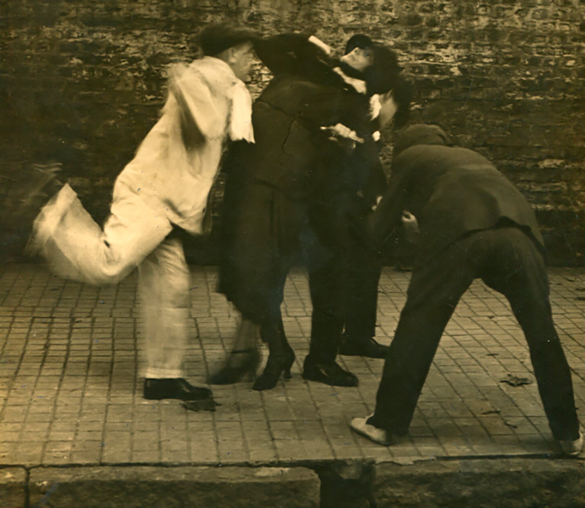 Fotografía de la reconstrucción del hecho (Archivo General de la Nación)