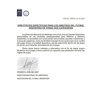 El comunicado lleva la firma