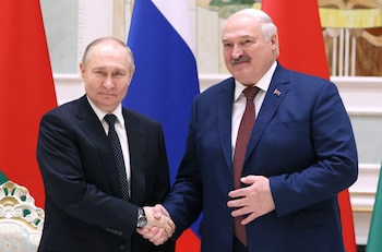 El dictador bielorruso, Alexander Lukashenko,