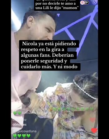 Nicola Porcella sufre acoso en