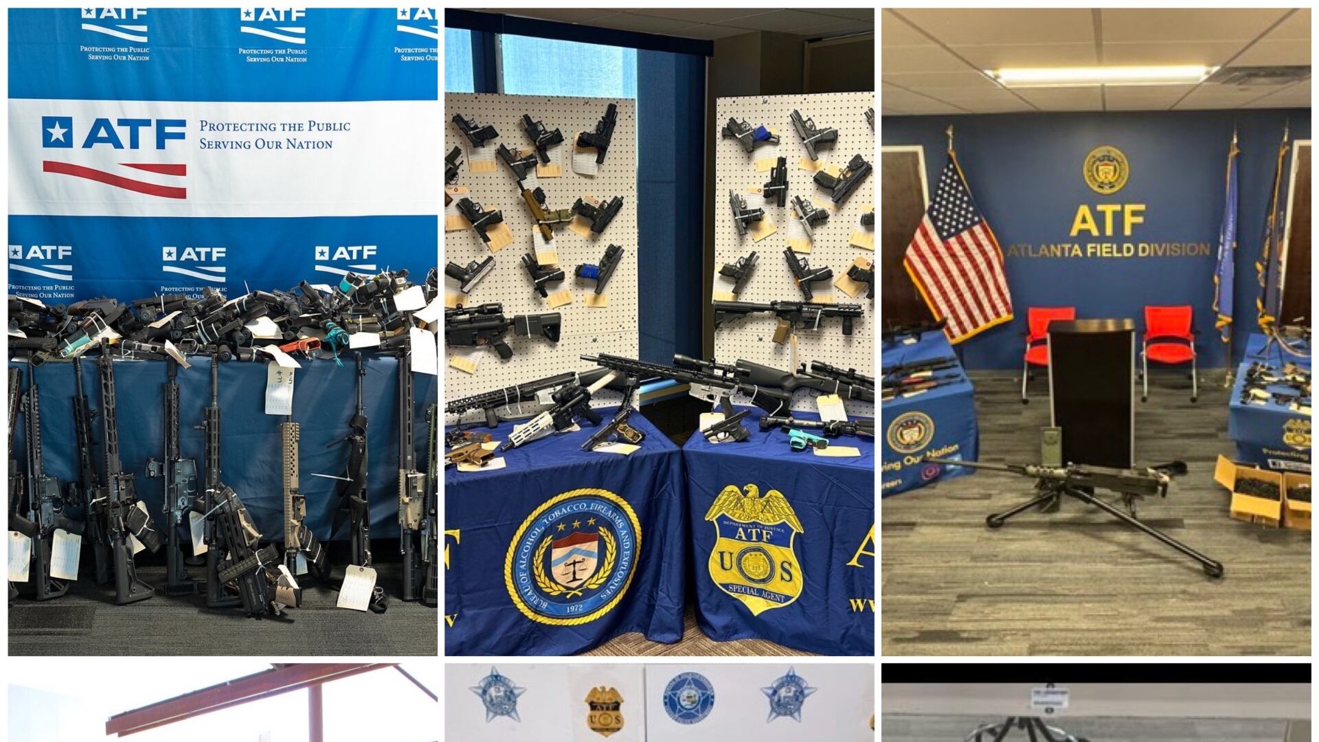 En febrero fueron aseguradas más de 4 mil armas que serían enviadas a México desde Estados Unidos.Foto: Oficina de Alcohol, Tabaco, Armas de Fuego y Explosivos