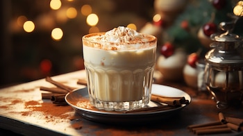 El ponche de huevo se