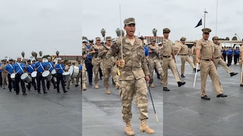 Así se organiza el agrupamiento de la Marina de Guerra para la parada militar del 29 de julio