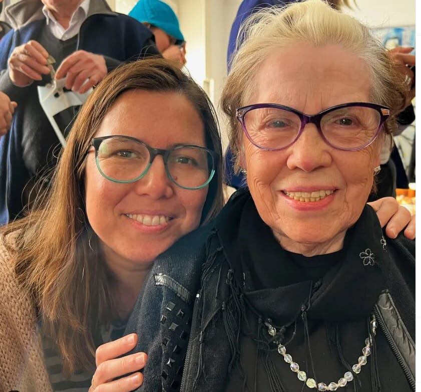 Buscarita encontró a Claudia, su nieta, en el año 2000. Ahora ambas son parte de la comisión directiva de Abuelas