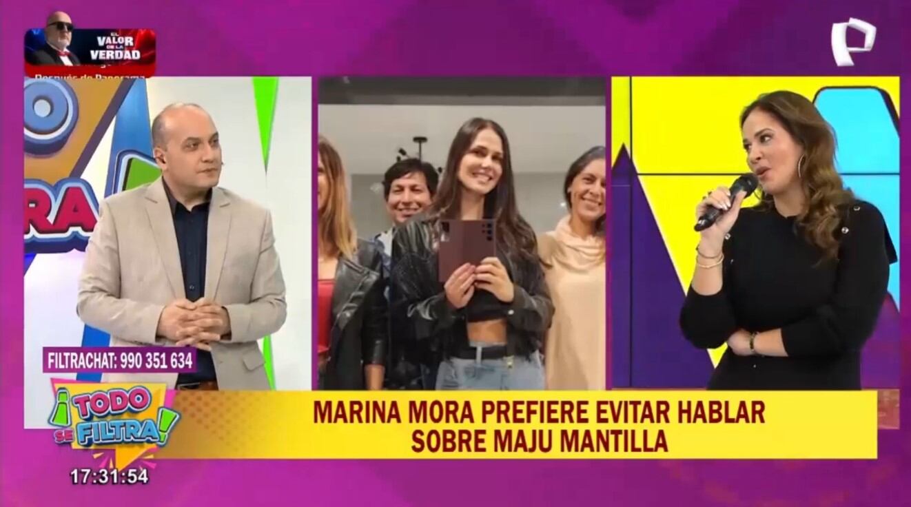 Escándalo Maju Mantilla: Metiche asegura que Gustavo Salcedo quiso exponer chats a la TV. Infobae Perú / Captura TV - Panamericana TV