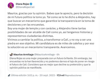 Por la misma vía, en