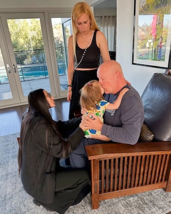 Rumer Willis le enseña a su hija los valores que Demi Moore y Bruce Willis le inculcaron. (Instagram)