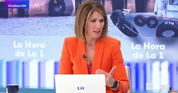 La periodista Silvia Intxaurrondo, presentadora de 'La Hora de la 1'. (Europa Press)