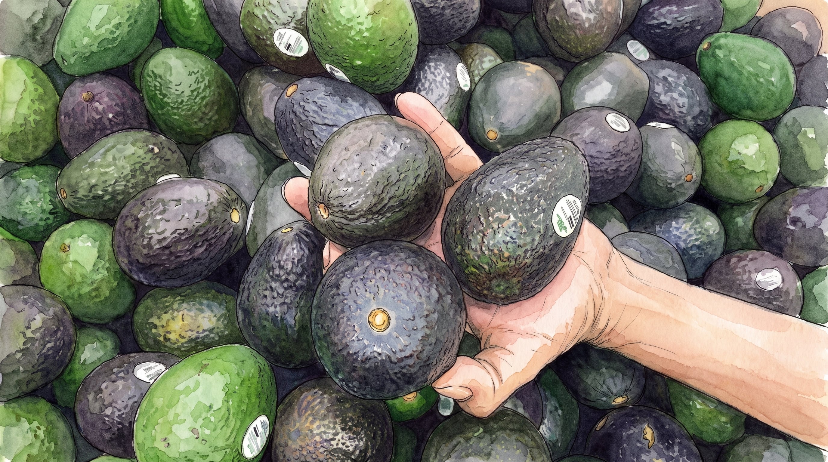 La firmeza de la palta indica si está lista para consumir o necesita más tiempo de maduración. (Imagen Ilustrativa Infobae)