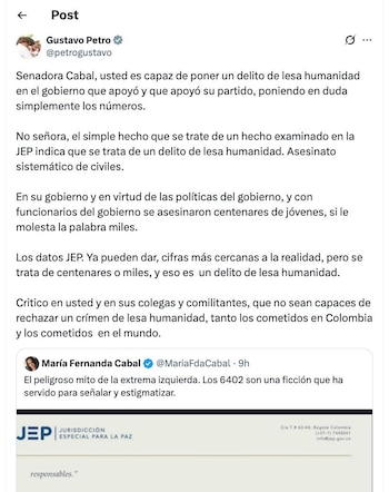 El presidente defendió la labor