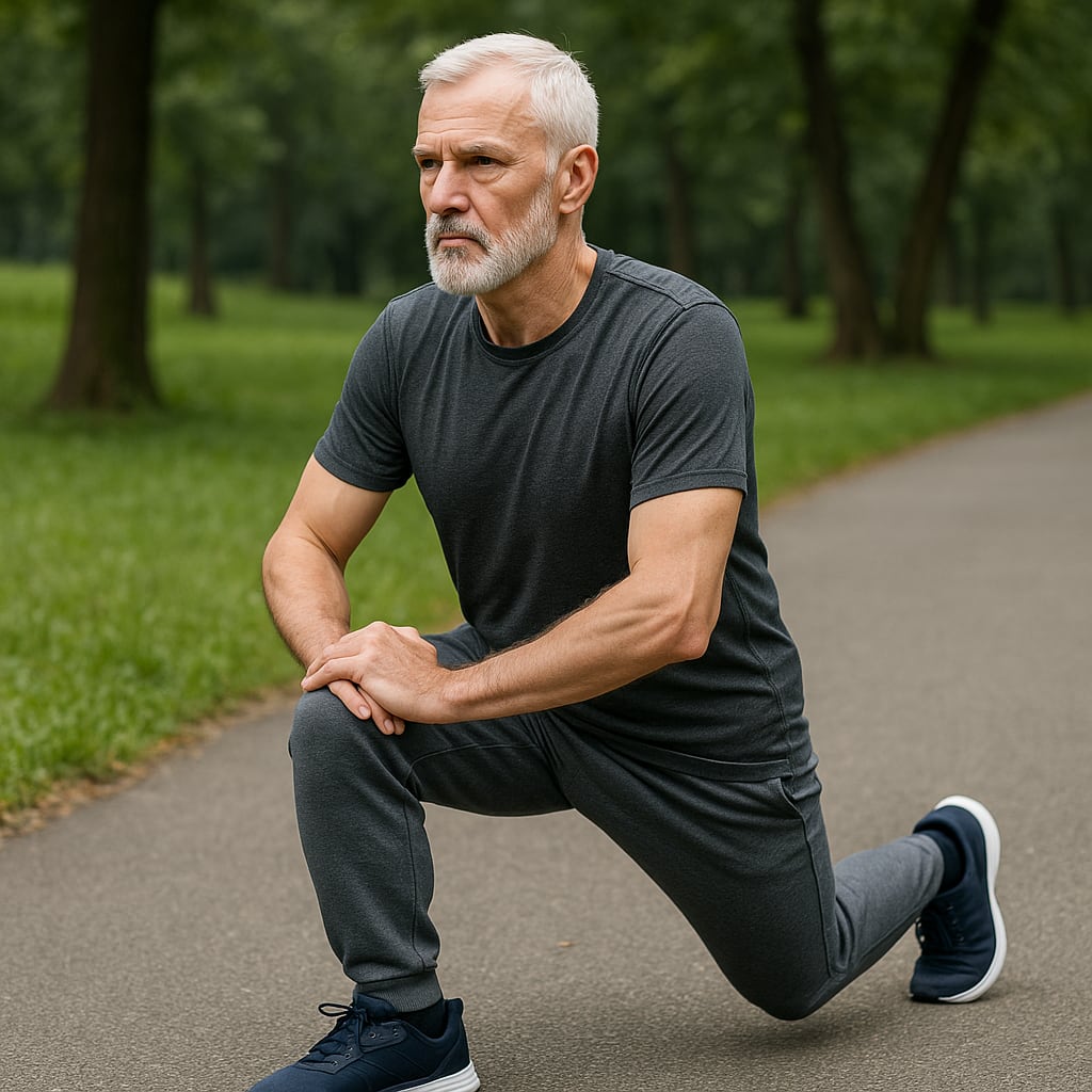 Las zancadas estáticas mejoran la movilidad y el control de las articulaciones sin impacto (Imagen Ilustrativa Infobae)