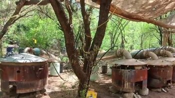 Así era el narcolaboratorio de