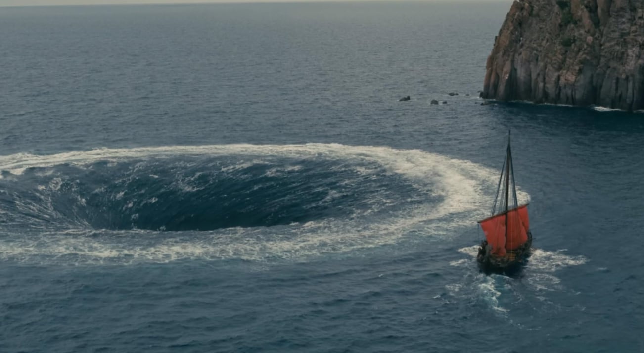 La tripulación del Draken enseñó al equipo de Christopher Nolan cómo responden la vela, el aparejo y los remos de la nave frente a los elementos