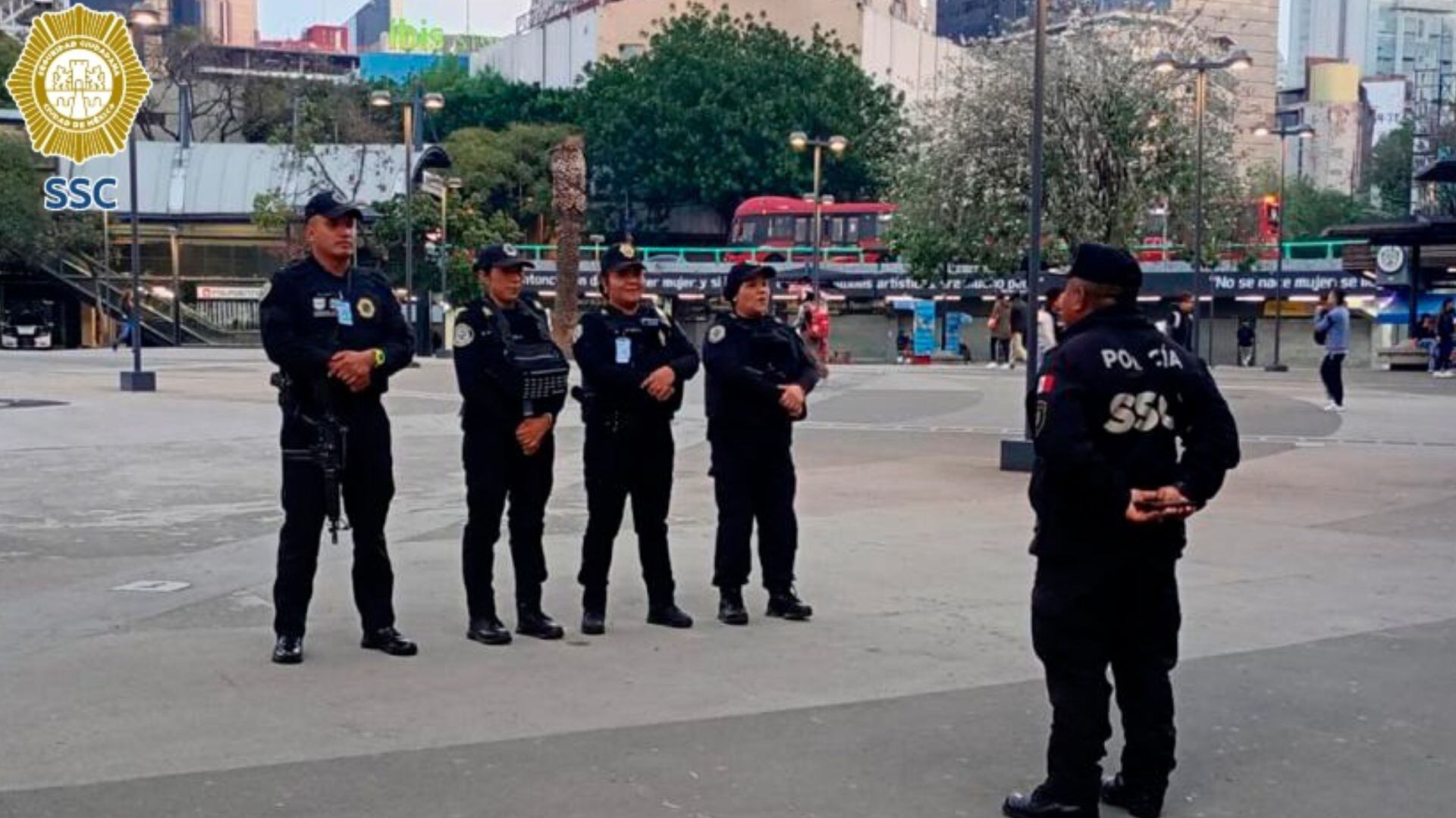 Refuerzan vigilancia en puntos estratégicos y zonas de alto flujo económico con acciones coordinadas y monitoreo constante para reducir riesgos en diciembre. (X@SSC_CDMX)