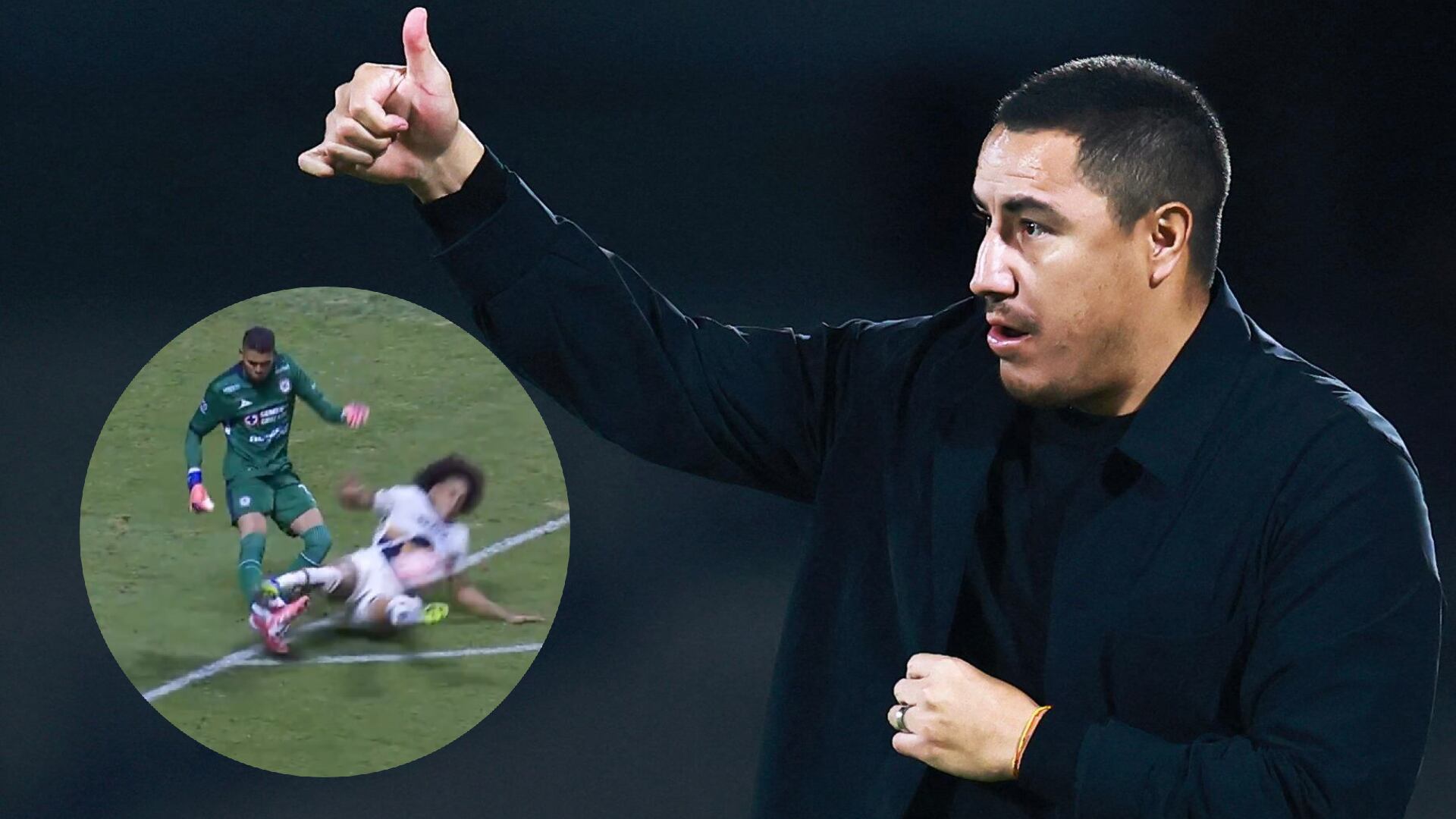 El entrenador de los del Pedregal considera que son gajes del oficio. (Captura de Pantalla TUDN)