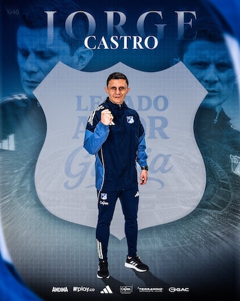 Jorge Castro será el segundo asistente técnico de Millonarios, bajo la dirección de Alberto Gamero - crédito Millonarios