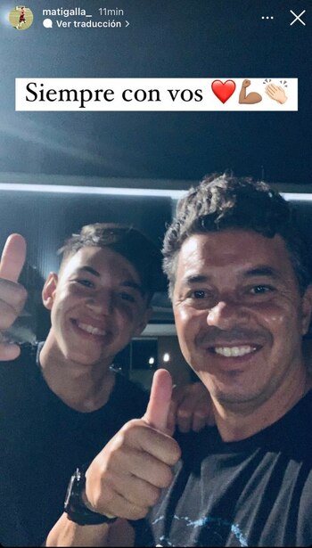 El mensaje de respaldo del