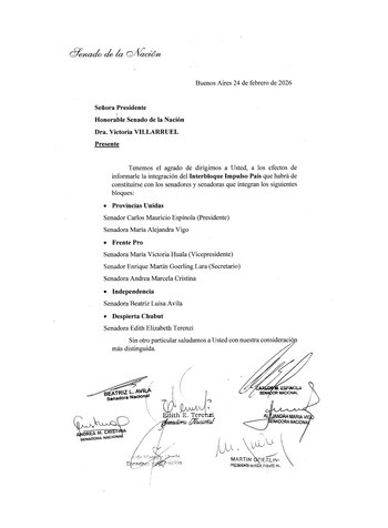 La nota presentada por los