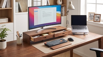 cables - escritorio - espacio de trabajo - tecnología - 30 de junio