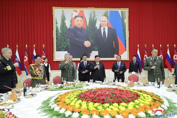Kim Jong-un ofreció un banquete