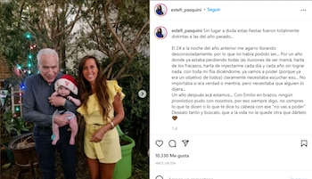 El posteo de Estefanía Pasquini