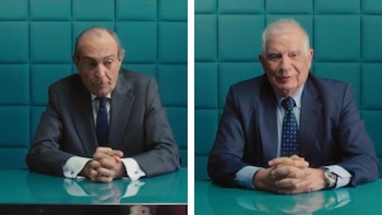 Luis Jordana de Pozas y Josep Borrell