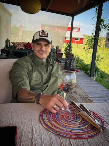 Icardi se mostró distendido