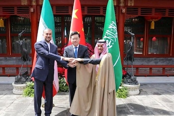 China actuó de mediador en un acuerdo histórico entre las dos potencias rivales de Medio Oriente, Arabia Saudita e Irán. (Ministerio de Asuntos Exteriores de Irán/WANA/REUTERS/Foto de archivo)