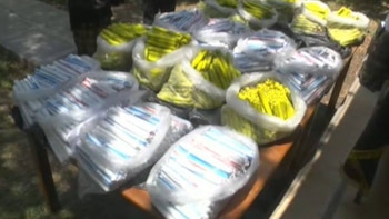 PNP captura a adulta mayor que ocultaba más de 1700 explosivos y 15 mil detonadores en su casa. (Foto: PNP)