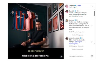 El comentario de Messi