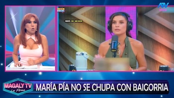 Magaly Medina respalda a María Pía tras polémica con Ale Baigorria: “Si no quieren que los critiquen, no muestren su vida privada”