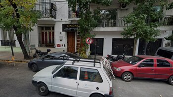 La entrada del Geriátrico San