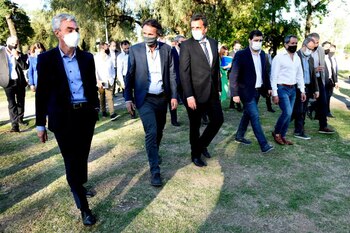 Massa en San Martín con