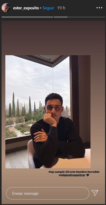 La felicitación de Ester Expósito