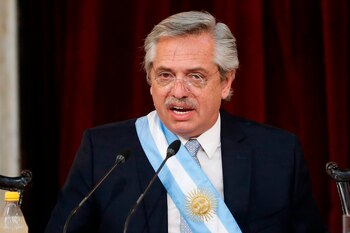 En la imagen Alberto Fernández, presidente de Argentina. EFE/ Juan Ignacio Roncoroni/Archivo