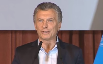 Mauricio Macri encabezó un acto