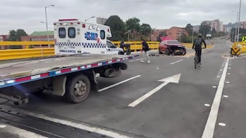 Apenas con un día en funcionamiento, el puente de la calle 153 ya reportó su primer choque: qué pasó