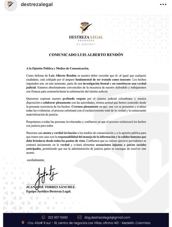 El equipo de abogados de