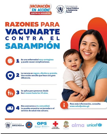 Las autoridades sanitarias advirtieron que un solo caso de sarampión puede mantener la circulación del virus y que la falta de vacunación completa eleva el riesgo de contagio.