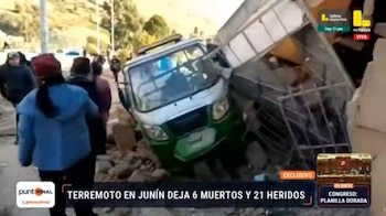 Seis muertos y cientos de damnificados: así vive Pumpunya tras el devastador sismo en Chongos Bajo. Captura: Latina.